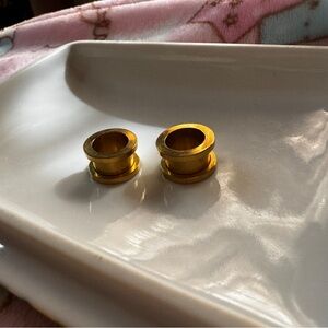 Gold Tunnel Plugs